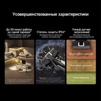 Вертикальный моющий пылесос 2-в-1 Deerma VX300 Mix (белый) - Превью изображения №18 — Интернет-магазин ПроЗаказ
