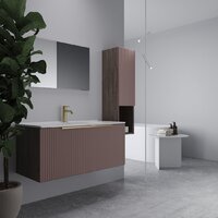  ЗОВ Тумба под умывальник Дублин 80 DU80TSMFR (флавио античная роза) - Превью изображения №2 — Интернет-магазин ПроЗаказ