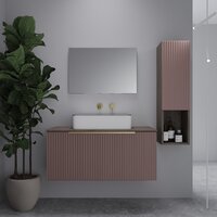  ЗОВ Тумба под умывальник Дублин 80 DU80TSMFR (флавио античная роза) - Превью изображения №3 — Интернет-магазин ПроЗаказ