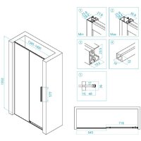 Стеклянная шторка для ванны RGW Stilvoll SV-12 32321214-11 (хром/прозраный) - Превью изображения №3 — Интернет-магазин ПроЗаказ