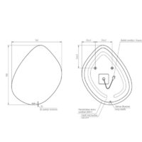  Cersanit Зеркало Eclipse Smart 76x90 64152 - Превью изображения №6 — Интернет-магазин ПроЗаказ
