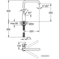 Смеситель Grohe Essence 30269000 (хром) - Превью изображения №2 — Интернет-магазин ПроЗаказ