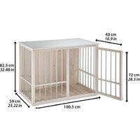 Клетка Ferplast Dog Fort 87040311 - Превью изображения №8 — Интернет-магазин ПроЗаказ