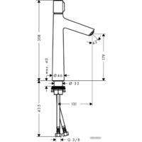 Смеситель Hansgrohe Talis Select S 72045000 - Превью изображения №2 — Интернет-магазин ПроЗаказ