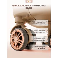 Комплект чемоданов Homa 4CHMD-CH (3шт, золотой) - Превью изображения №5 — Интернет-магазин ПроЗаказ