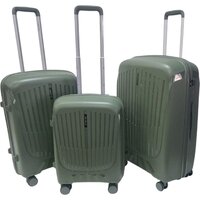 Чемодан-спиннер Mironpan 23107 (L, хаки) - Превью изображения №5 — Интернет-магазин ПроЗаказ