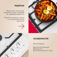 Варочная панель Hansa BHGW611839 - Превью изображения №5 — Интернет-магазин ПроЗаказ