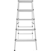 Лестница-стремянка Новая высота NV 112 алюминиевая двухсторонняя 2x5 ступеней - Превью изображения №3 — Интернет-магазин ПроЗаказ