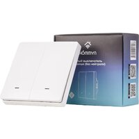 Выключатель Hommyn zigbee 2 клавиши SWZBNN02W (без нейтрали) - Превью изображения №3 — Интернет-магазин ПроЗаказ