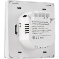 Выключатель Hommyn zigbee 2 клавиши SWZBNN02W (без нейтрали) - Превью изображения №6 — Интернет-магазин ПроЗаказ