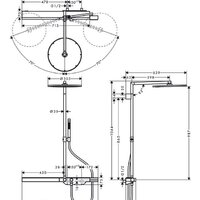 Душевая система  Axor ShowerSolutions 27984000 - Превью изображения №2 — Интернет-магазин ПроЗаказ