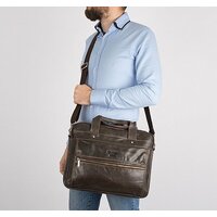 Сумка Poshete 253-6547-29-BRW (коричневый) - Превью изображения №2 — Интернет-магазин ПроЗаказ