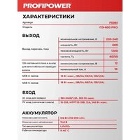 Портативная зарядная станция Profipower ПЭ-600PRO - Превью изображения №25 — Интернет-магазин ПроЗаказ