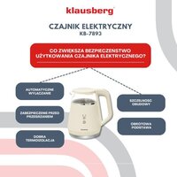 Электрический чайник Klausberg KB-7893 - Превью изображения №8 — Интернет-магазин ПроЗаказ