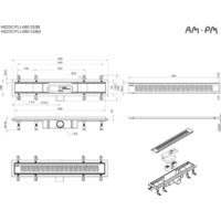 Трап/канал AM.PM Prime Flow W02SC-P11-060-01SB - Превью изображения №12 — Интернет-магазин ПроЗаказ