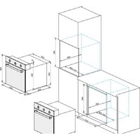 Электрический духовой шкаф Darina 1U8 BDE112 707 BG - Превью изображения №4 — Интернет-магазин ПроЗаказ