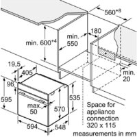 Электрический духовой шкаф Bosch Serie 4 HUA736EV0T - Превью изображения №7 — Интернет-магазин ПроЗаказ