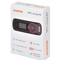 Плеер MP3 Digma R3 8GB (черный) - Превью изображения №6 — Интернет-магазин ПроЗаказ