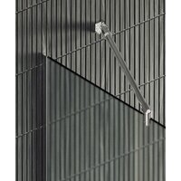 Душевая стенка MaybahGlass 195x79 MGD-700-5у (сатин стекло/хром матовый) - Превью изображения №2 — Интернет-магазин ПроЗаказ