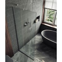 Душевая стенка MaybahGlass 195x79 MGD-700-5у (сатин стекло/хром матовый) - Превью изображения №5 — Интернет-магазин ПроЗаказ