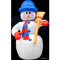 Neon-Night Снеговик с метлой 180 см [511-122]