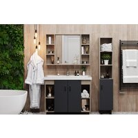  Onika Шкаф с зеркалом Тимбер Универсальный 100.00 210017 (дуб сонома) - Превью изображения №2 — Интернет-магазин ПроЗаказ