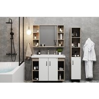  Onika Шкаф с зеркалом Тимбер Универсальный 100.00 210017 (дуб сонома) - Превью изображения №3 — Интернет-магазин ПроЗаказ