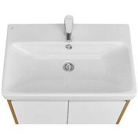  Акватон Тумба под умывальник Сканди Doors 70 1A278901SDZ90 (белый/дуб рустикальный) - Превью изображения №2 — Интернет-магазин ПроЗаказ