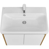  Акватон Тумба под умывальник Сканди Doors 70 1A278901SDZ90 (белый/дуб рустикальный) - Превью изображения №4 — Интернет-магазин ПроЗаказ