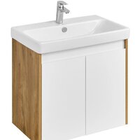 Акватон Тумба под умывальник Сканди Doors 70 1A278901SDZ90 (белый/дуб рустикальный)