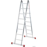 Лестница-трансформер Новая высота NV 331 шарнирная 2x9 ступеней - Превью изображения №2 — Интернет-магазин ПроЗаказ