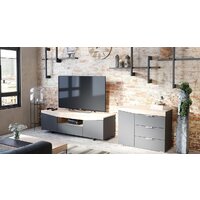 Комод Трия Тип 1 (дуб сонома/графит серый) - Превью изображения №2 — Интернет-магазин ПроЗаказ