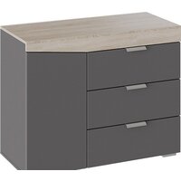 Комод Трия Тип 1 (дуб сонома/графит серый) - Превью изображения №3 — Интернет-магазин ПроЗаказ