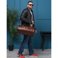 Дорожная сумка Carlo Gattini Premium Faenza 4033-02 (коричневый) - Превью изображения №13 — Интернет-магазин ПроЗаказ