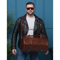 Дорожная сумка Carlo Gattini Premium Faenza 4033-02 (коричневый) - Превью изображения №9 — Интернет-магазин ПроЗаказ