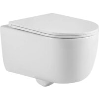 Унитаз подвесной Berges Wasserhaus Tornas Rimless + Atom 410 АТ-043331 (с кнопкой Atom белый) - Превью изображения №3 — Интернет-магазин ПроЗаказ