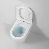 Унитаз подвесной Berges Wasserhaus Tornas Rimless + Atom 410 АТ-043331 (с кнопкой Atom белый) - Превью изображения №11 — Интернет-магазин ПроЗаказ