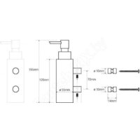 Дозатор для жидкого мыла Bemeta Solo 139309312 - Превью изображения №2 — Интернет-магазин ПроЗаказ