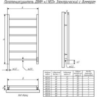 Полотенцесушитель Двин J neo 60/40 (черный матовый) - Превью изображения №6 — Интернет-магазин ПроЗаказ