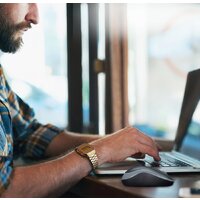 Мышь Logitech M185 (черный/красный) - Превью изображения №6 — Интернет-магазин ПроЗаказ