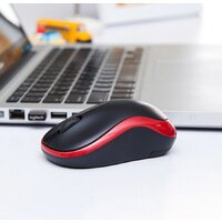 Мышь Logitech M185 (черный/красный) - Превью изображения №5 — Интернет-магазин ПроЗаказ