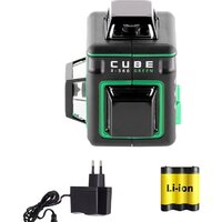 Лазерный нивелир ADA Instruments Cube 3-360 Green Basic Edition А00560 - Превью изображения №10 — Интернет-магазин ПроЗаказ