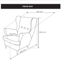 Интерьерное кресло Mio Tesoro Тойво (коричневый) - Превью изображения №2 — Интернет-магазин ПроЗаказ