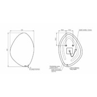  Cersanit Зеркало Eclipse Smart 60x85 64153 - Превью изображения №6 — Интернет-магазин ПроЗаказ