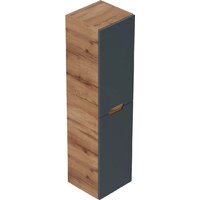  Onika Шкаф-полупенал для ванной Айленд 30 403087 (графит/дуб крафт золотой) - Превью изображения №5 — Интернет-магазин ПроЗаказ