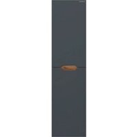  Onika Шкаф-полупенал для ванной Айленд 30 403087 (графит/дуб крафт золотой) - Превью изображения №4 — Интернет-магазин ПроЗаказ