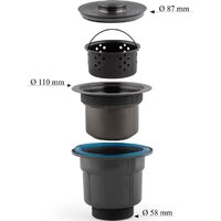 Кухонная мойка Diadonna S6050B-2 - Превью изображения №10 — Интернет-магазин ПроЗаказ