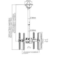 Кронштейн для телевизора Arm Media LCD-1850 - Превью изображения №2 — Интернет-магазин ПроЗаказ