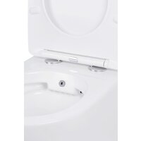 Унитаз подвесной Roxen Antares Bidet в комплекте с инсталляцией StounFix Dual Fresh 6 в 1 968099 (кнопка: брашированное золото) - Превью изображения №6 — Интернет-магазин ПроЗаказ