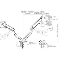 Кронштейн для телевизора Ultramounts UM735BL (черный/серый) - Превью изображения №7 — Интернет-магазин ПроЗаказ